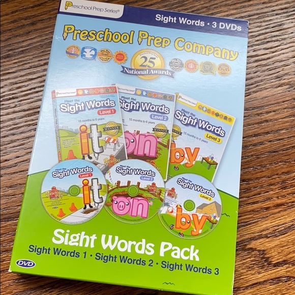 Preschool Prep Company Toys Homeschooling Meet The Sight Words Dvds